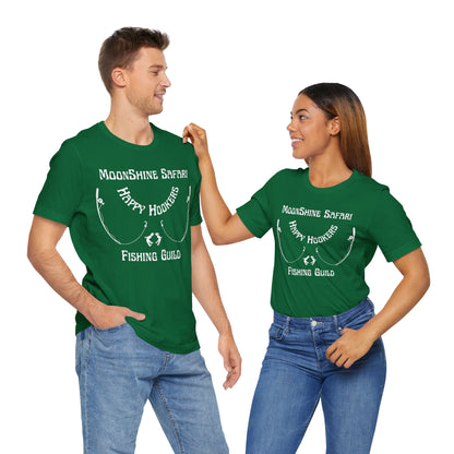 MoonShine Safari Happy Hookers Fishing Guild Unisex Jersey Short Sleeve Tee