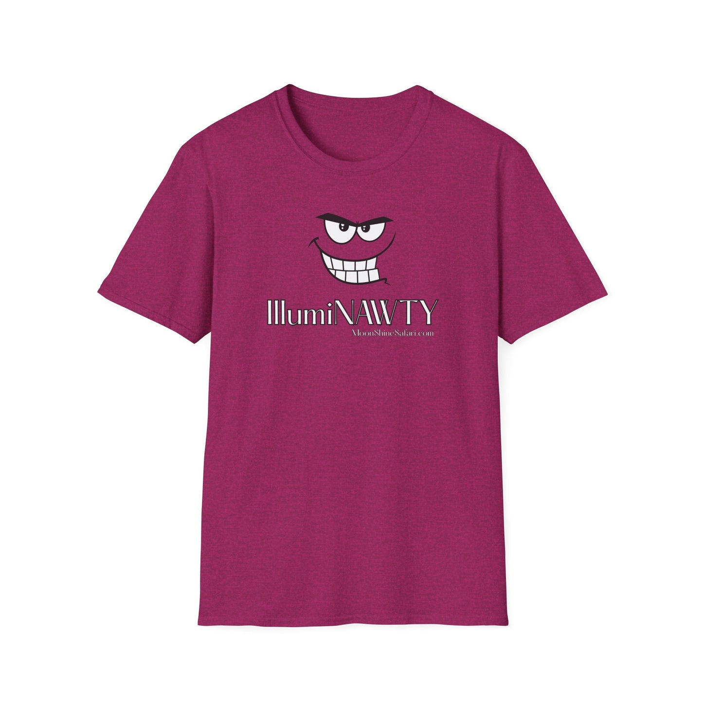 MoonShine Safari "IllumiNAWTY" Unisex Softstyle Humor T-Shirt