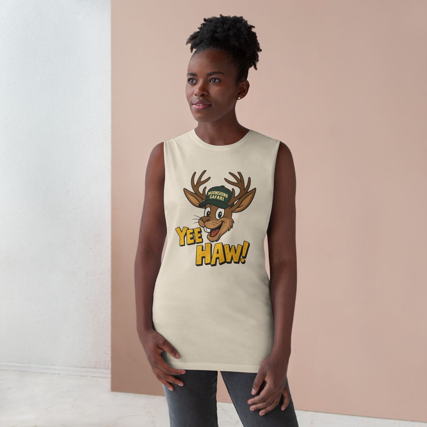 MoonShine Safari "YeeHaw Jack" Unisex Barnard Tank