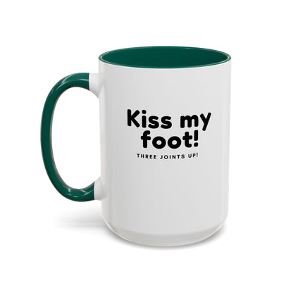 MoonShine Safari "Kiss my foot!" Colorful Mugs (11oz, 15oz)