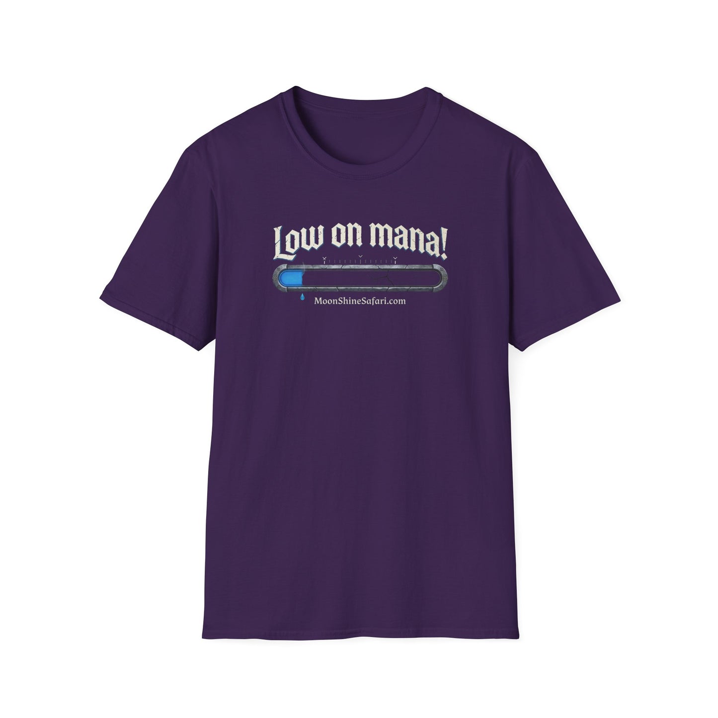 MoonShine Safari "Low On Mana!" Unisex Softstyle T-Shirt