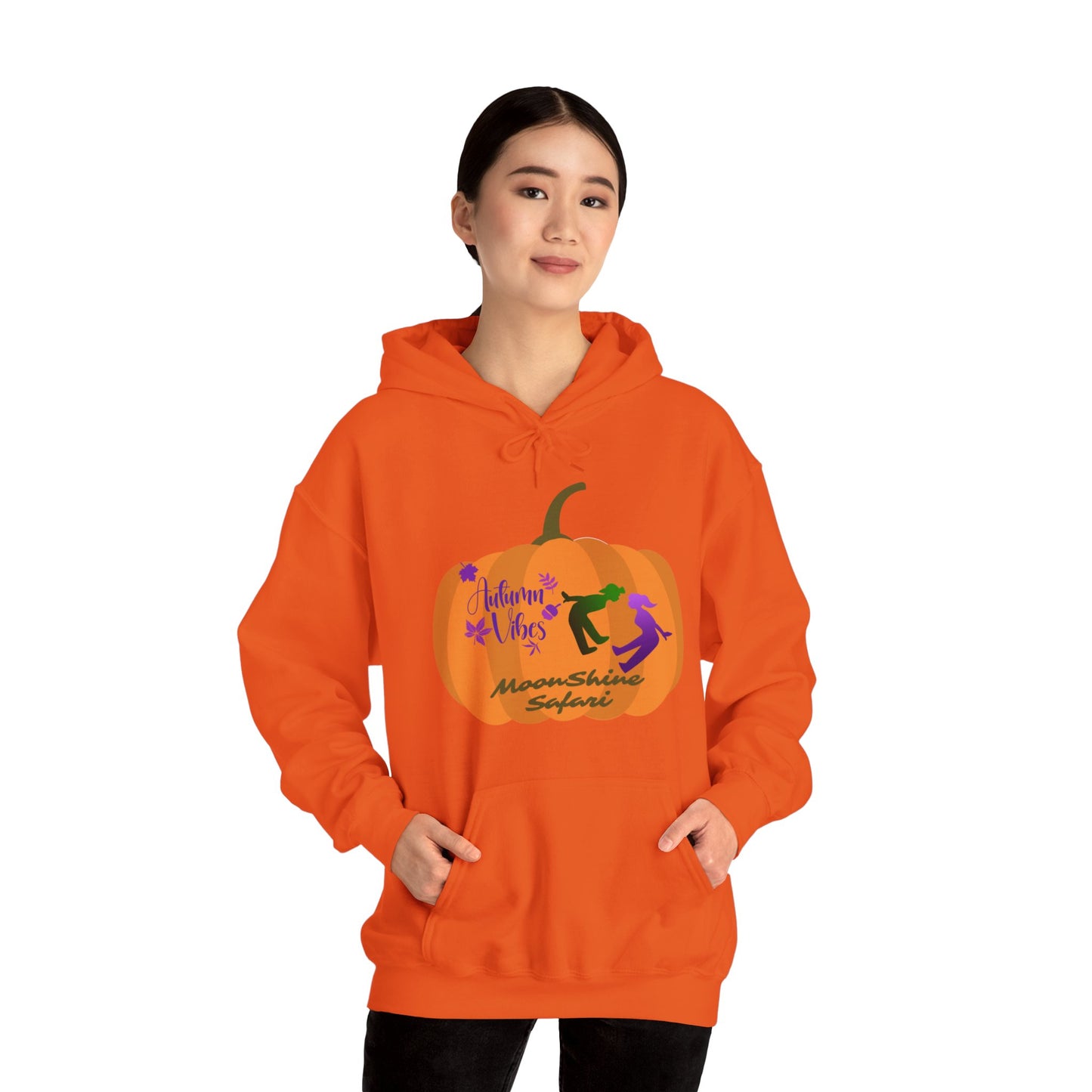 MoonShine Safari Autumn Vibes Unisex Heavy Blend™ Hooded Sweatshirt