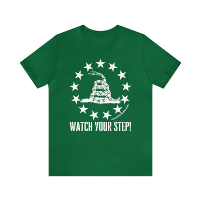 MoonShine Safar Watch Your Step Unisex Jersey Short Sleeve Tee