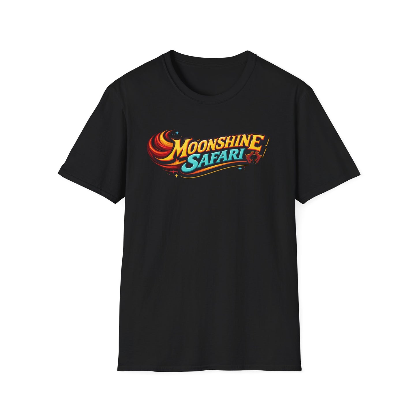 MoonShine Safari "FLT" (flame letter tee) Unisex Softstyle T-Shirt