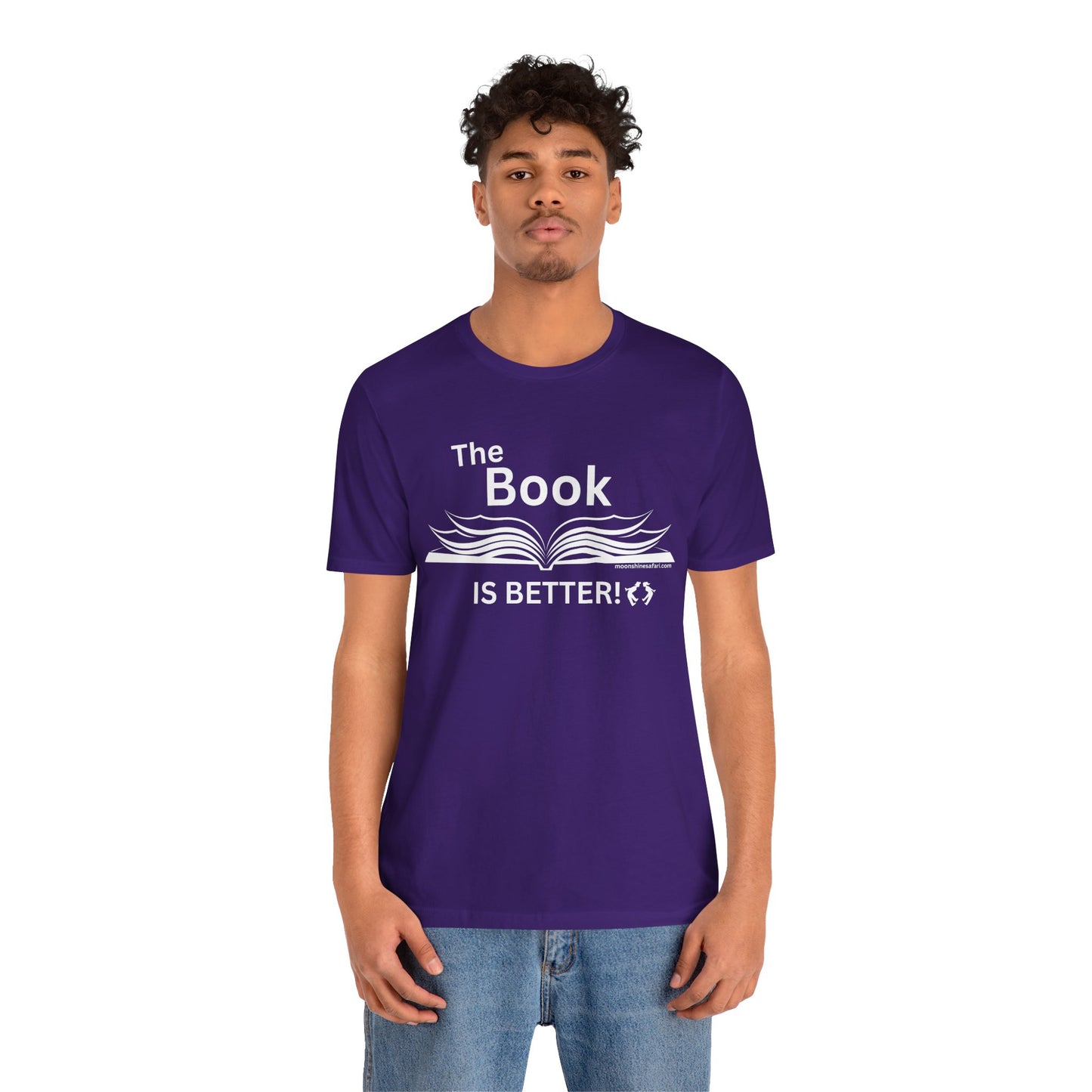 MoonShine Safari "The Book IS BETTER" Unisex Jersey Short Sleeve Tee