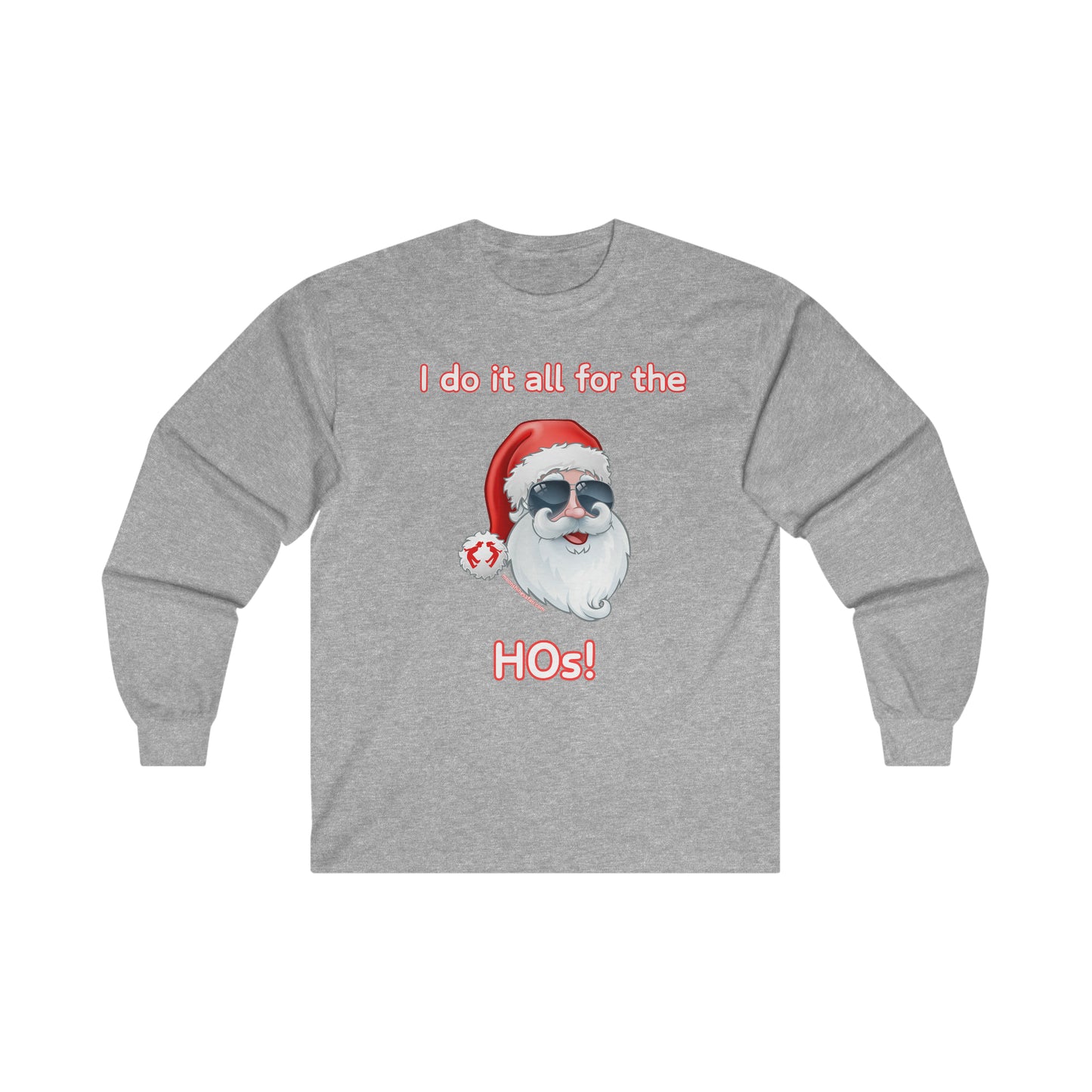 MoonShine Safari Festive Santa Ultra Cotton Long Sleeve Tee