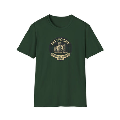 MoonShine Safari "Get Spoiled!" Standing Stones Blog Unisex Softstyle T-Shirt