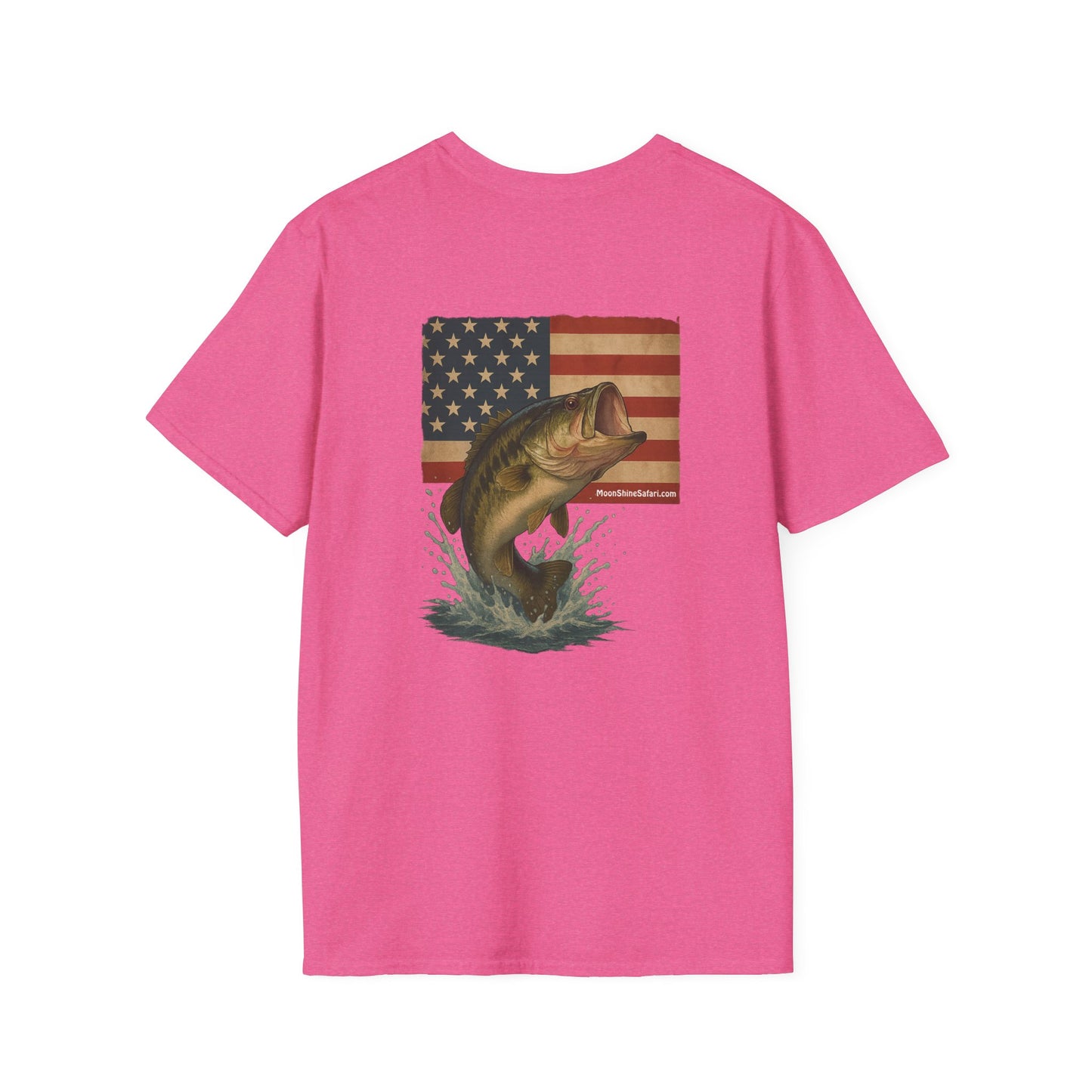 MoonShine Safari "American Bass" Unisex Softstyle T-Shirt
