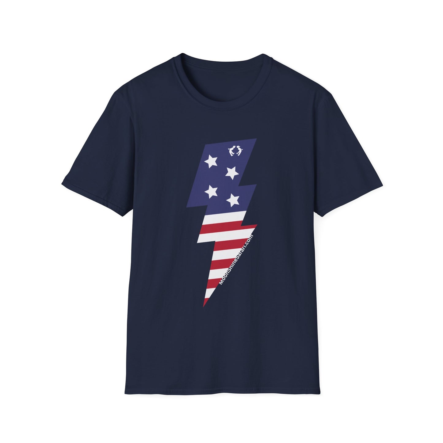 MoonShine Safari Liberty Bolt Unisex Softstyle T-Shirt