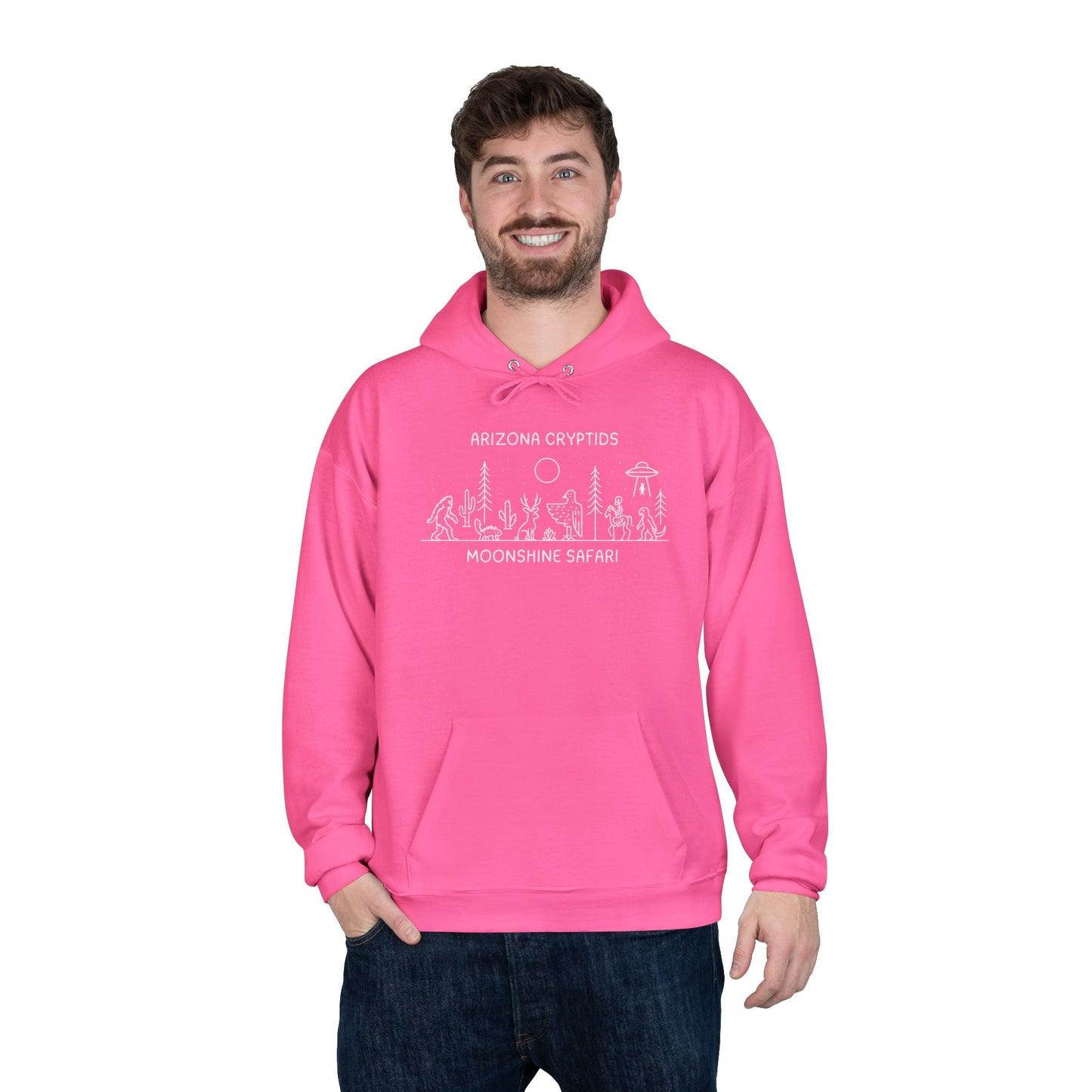 MoonShine Safari Arizona Cryptid Unisex  Pullover Hoodie Sweatshirt