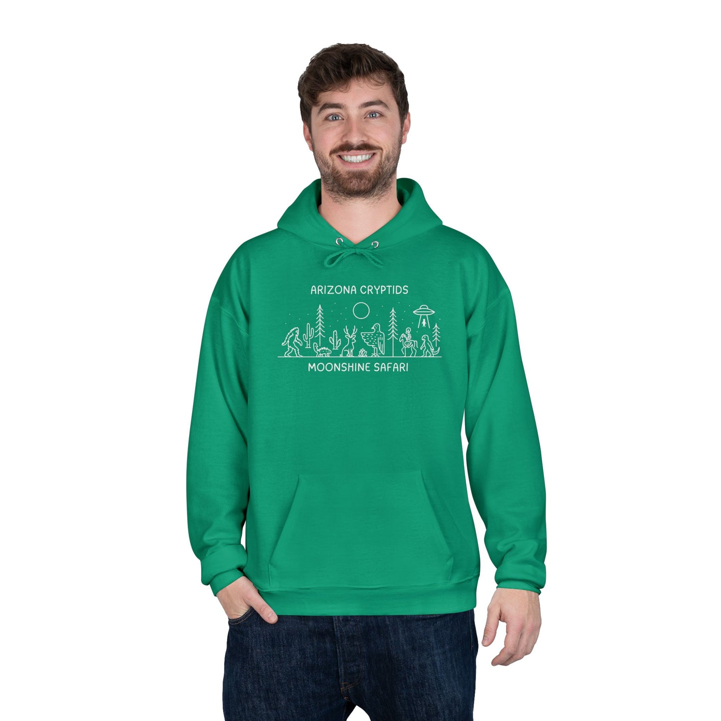 MoonShine Safari Arizona Cryptid Unisex  Pullover Hoodie Sweatshirt