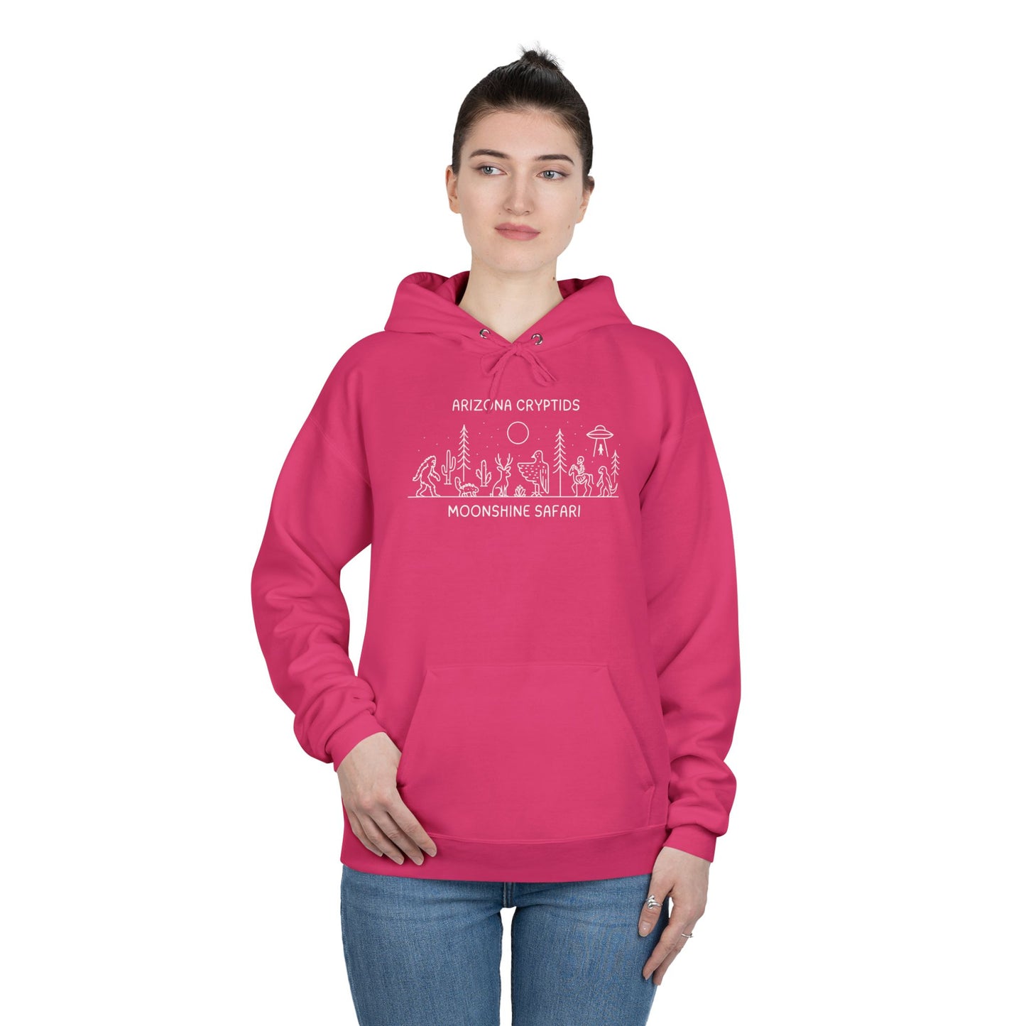 MoonShine Safari Arizona Cryptid Unisex  Pullover Hoodie Sweatshirt