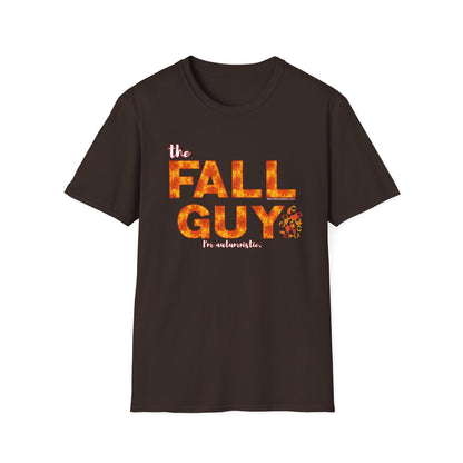 MoonShine Safari " The Fall Guy...I'm Autumnistic" Unisex Softstyle Humor T-Shirt