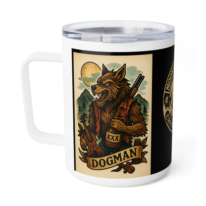 MoonShine Safari Cryptid Cup Collection [DogMan] Insulated Coffee Mug, 10oz