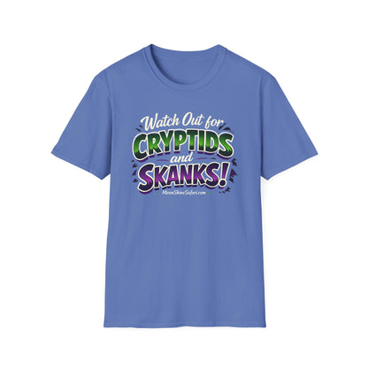 MoonShine Safari "Cryptids & Skanks" Unisex Softstyle T-Shirt