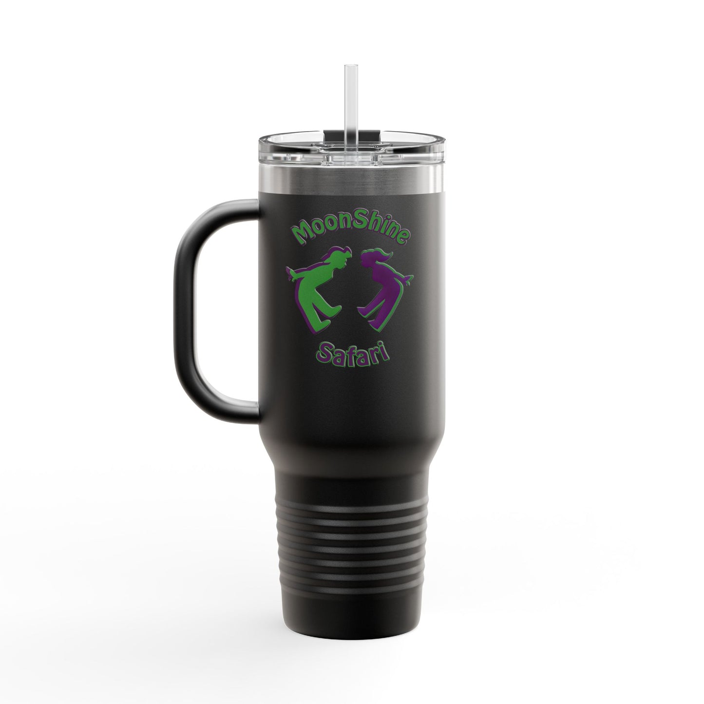 MoonShine Safari LOGO Insulated Travel Mug, 40oz