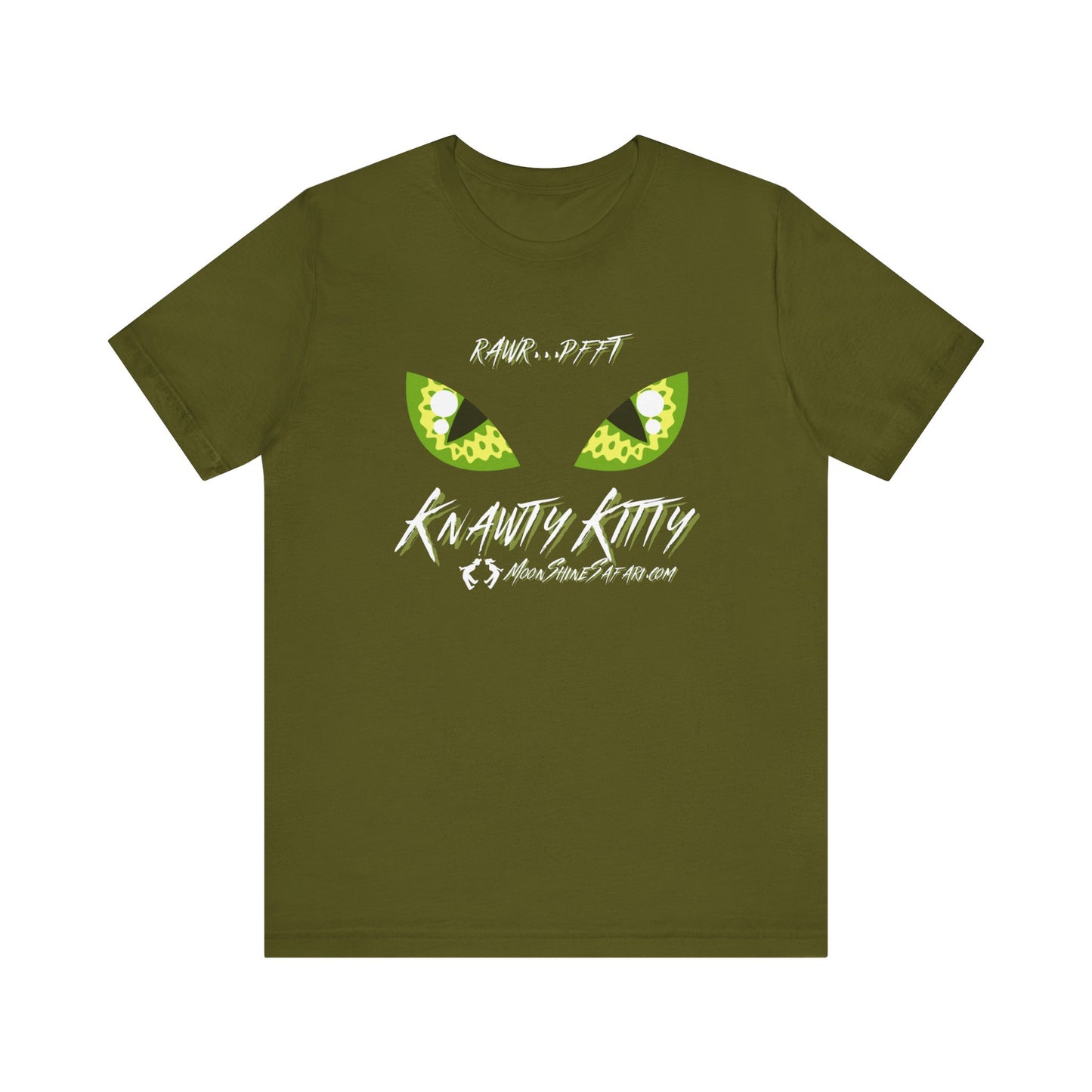 MoonShine Safari Knawty Kitty Unisex Jersey Short Sleeve Tee