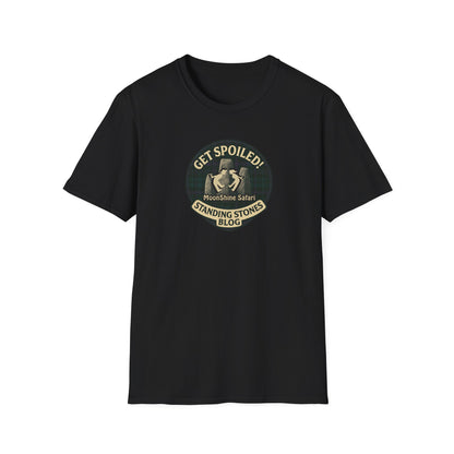 MoonShine Safari "Get Spoiled!" Standing Stones Blog Unisex Softstyle T-Shirt