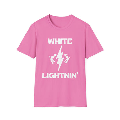 MoonShine Safari "White Lightnin'"Unisex Softstyle T-Shirt