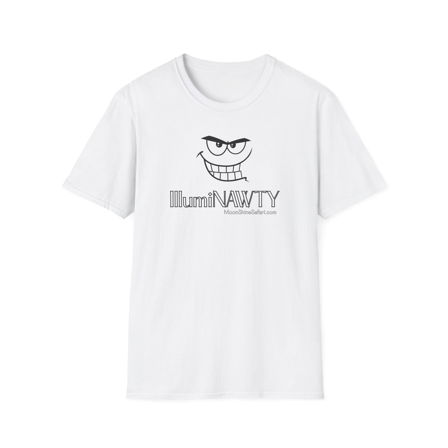 MoonShine Safari "IllumiNAWTY" Unisex Softstyle Humor T-Shirt