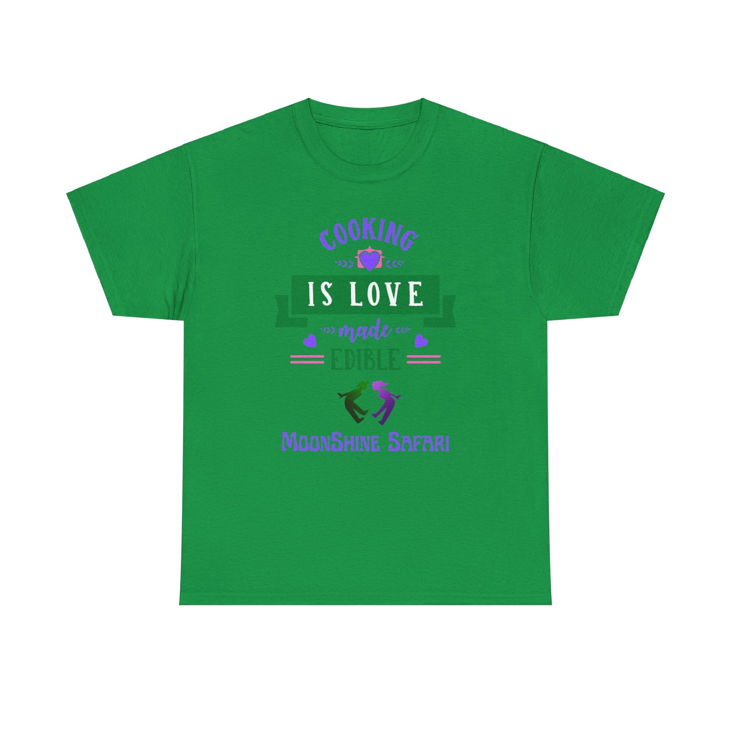 MoonShine Safari Cooking is Love Unisex Heavy Cotton Tee