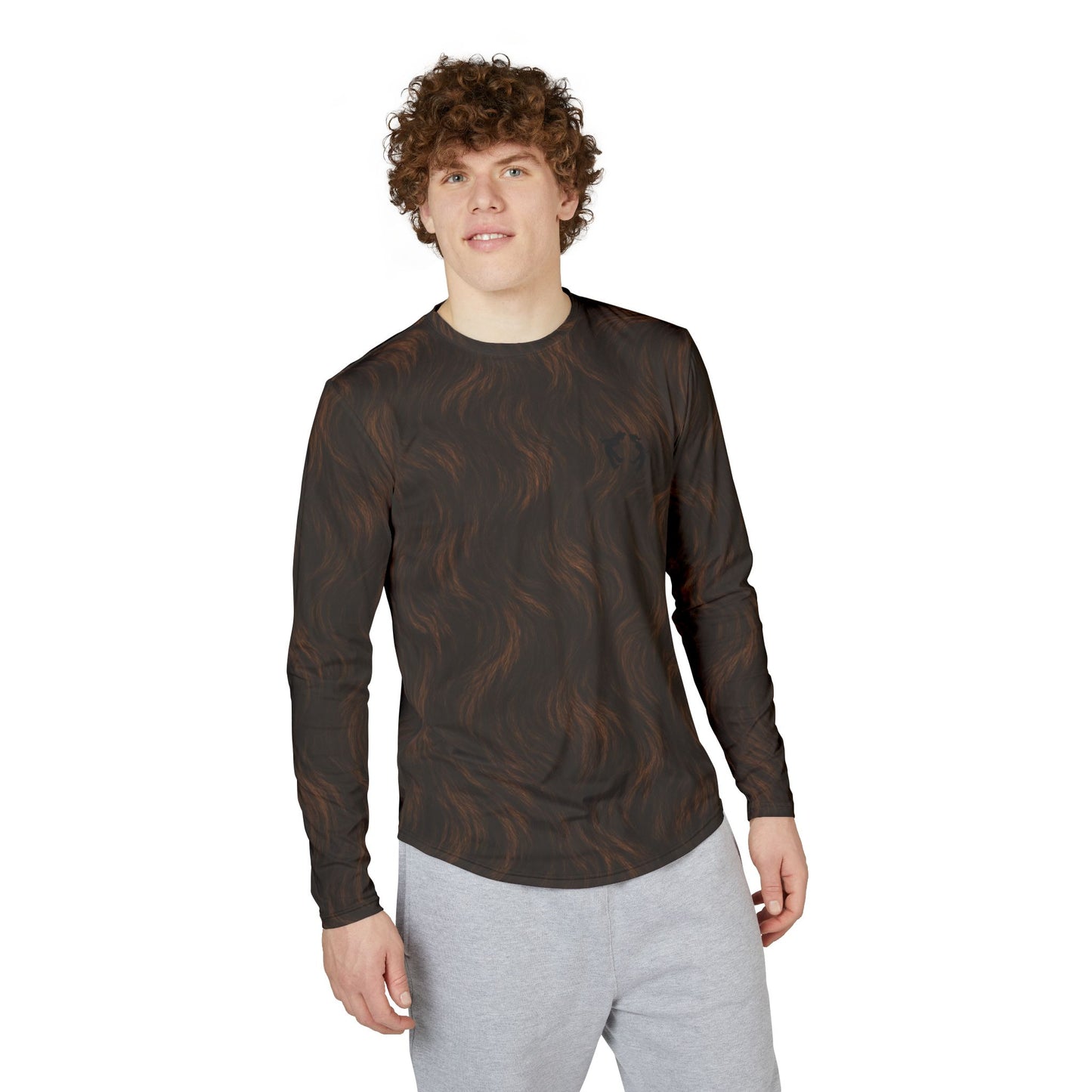 MoonShine Safari Cryptid Camo Collection [The Squatch] Unisex Performance Long Sleeve Shirt