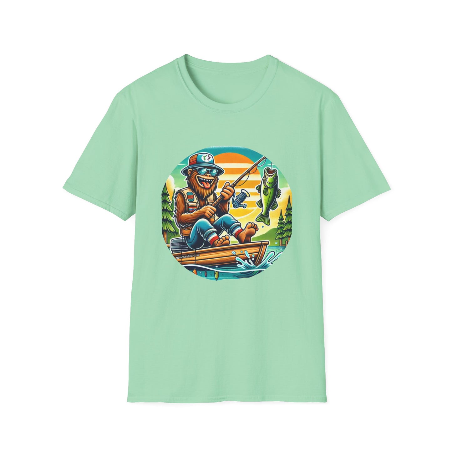 MoonShine Safari "BIG Catch" Unisex Softstyle T-Shirt