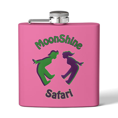 MoonShine Safari Stainless Steel Flask, 6oz