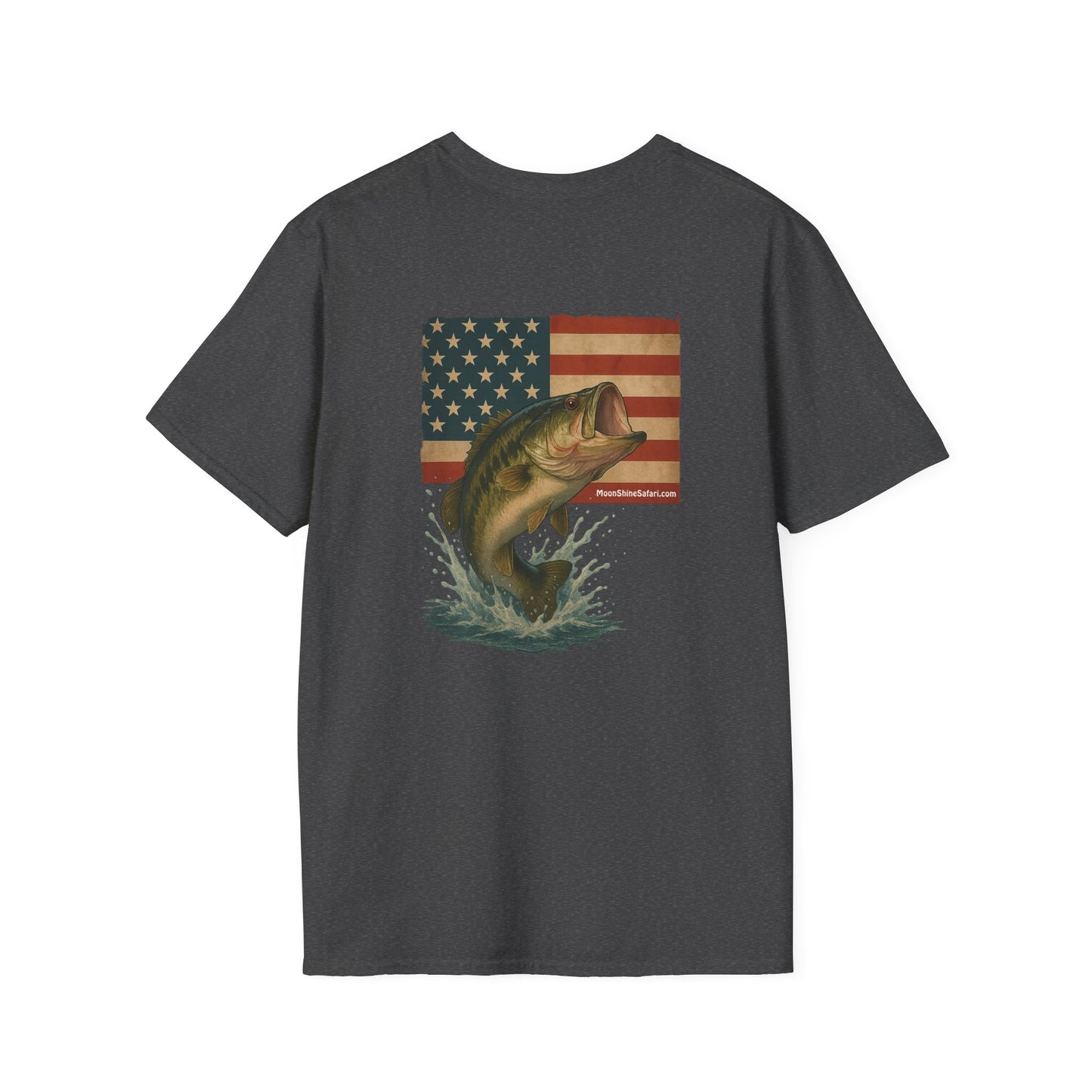 MoonShine Safari "American Bass" Unisex Softstyle T-Shirt