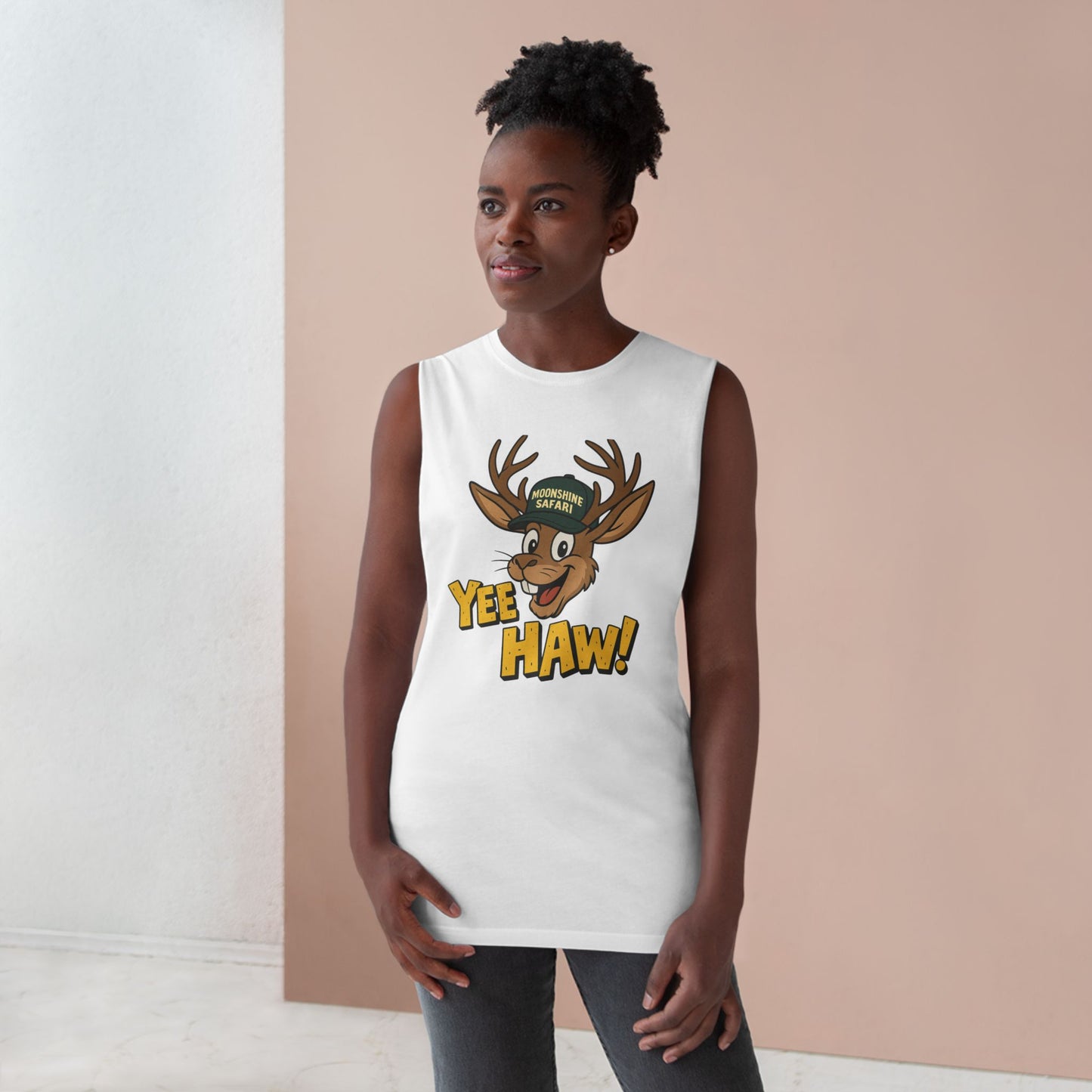 MoonShine Safari "YeeHaw Jack" Unisex Barnard Tank