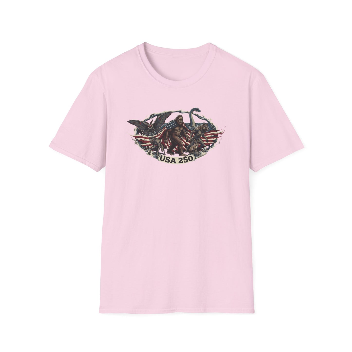 MoonShine Safari "USA 250- Cryptid Unisex Softstyle T-Shirt