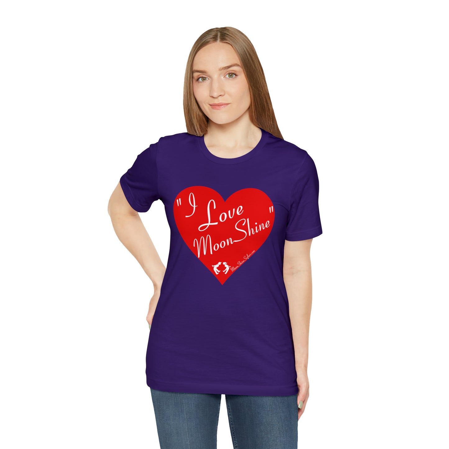 MoonShine Safari I Love MoonShine Unisex Jersey Short Sleeve Tee