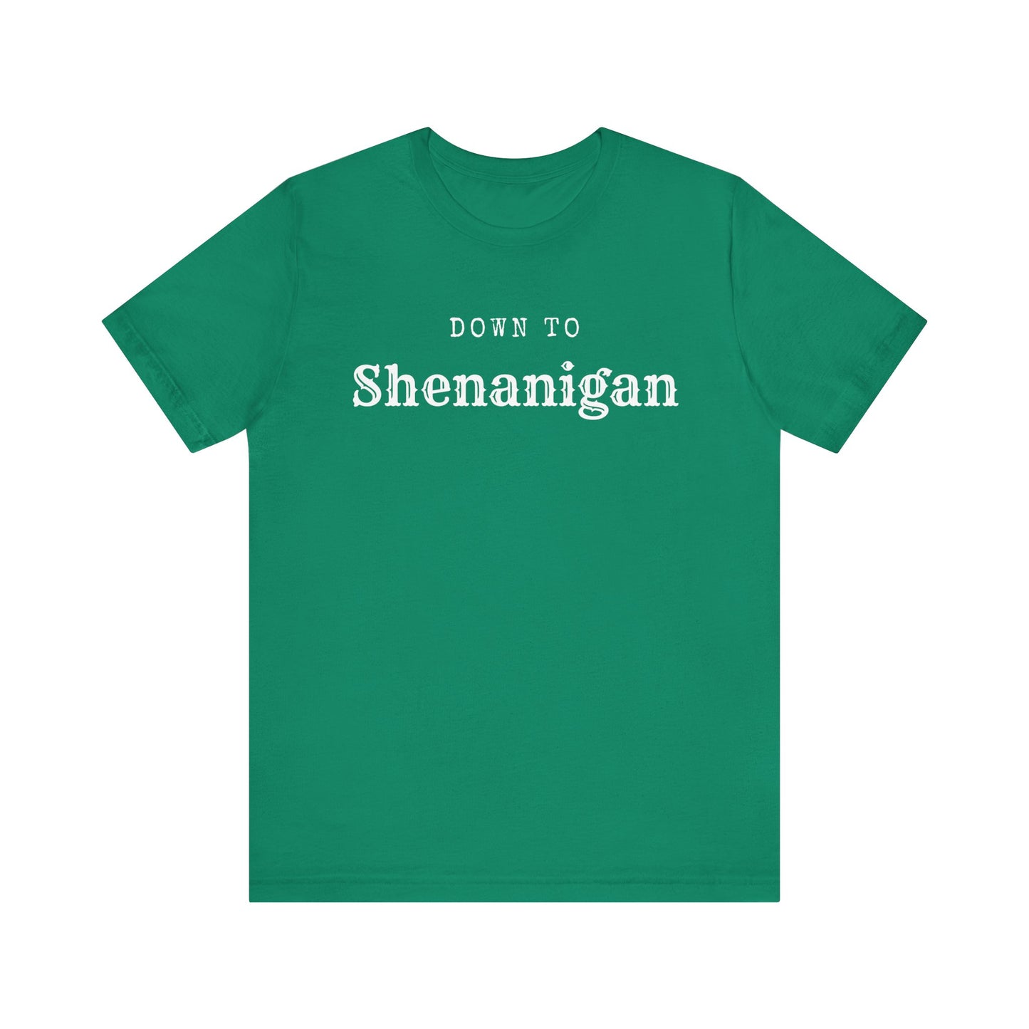 MoonShine Safari " Down to Shenanigan!" Unisex Jersey Short Sleeve Tee