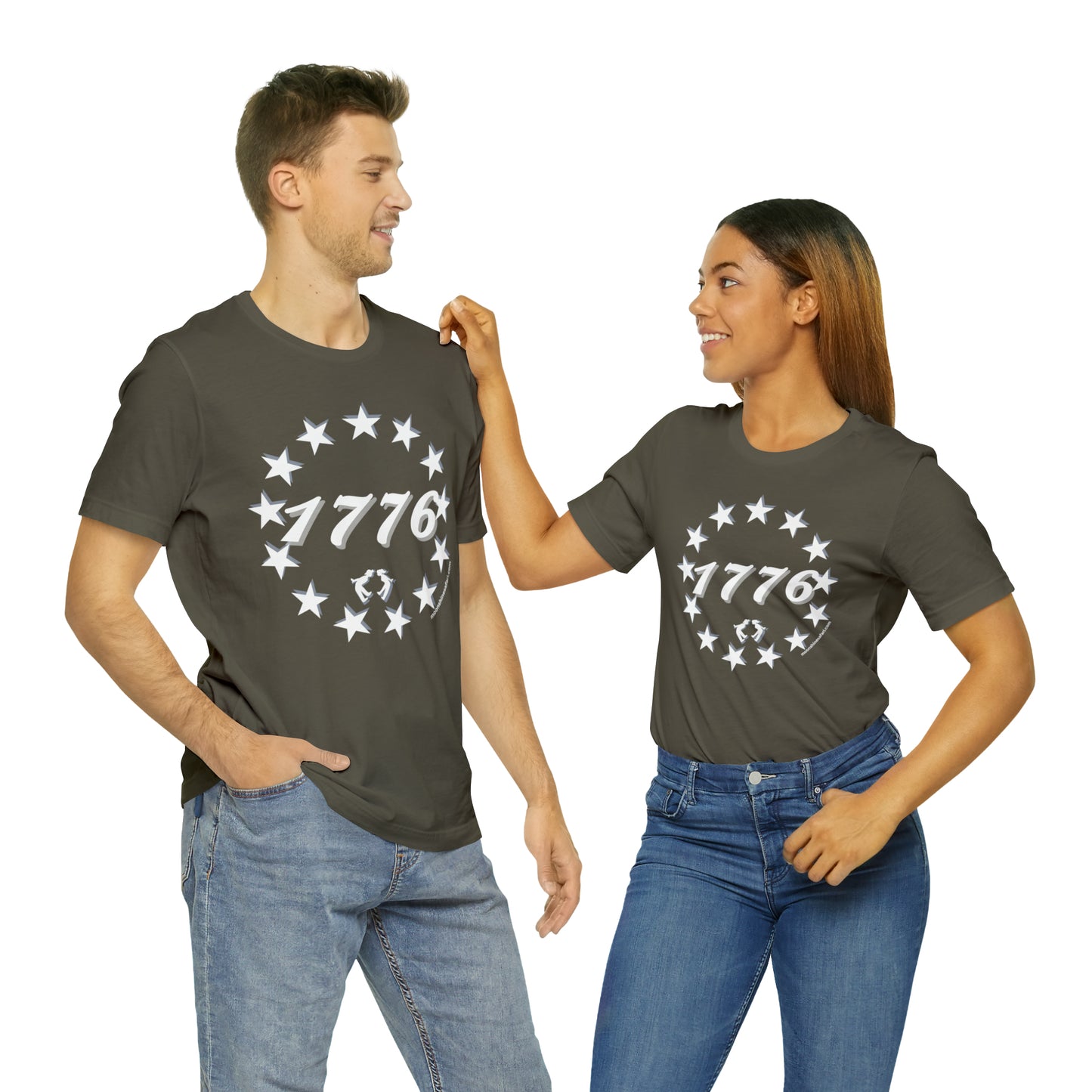 MoonShine Safari 1776 Patriotic Unisex Jersey Short Sleeve Tee