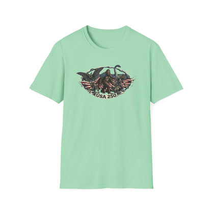 MoonShine Safari "USA 250- Cryptid Unisex Softstyle T-Shirt
