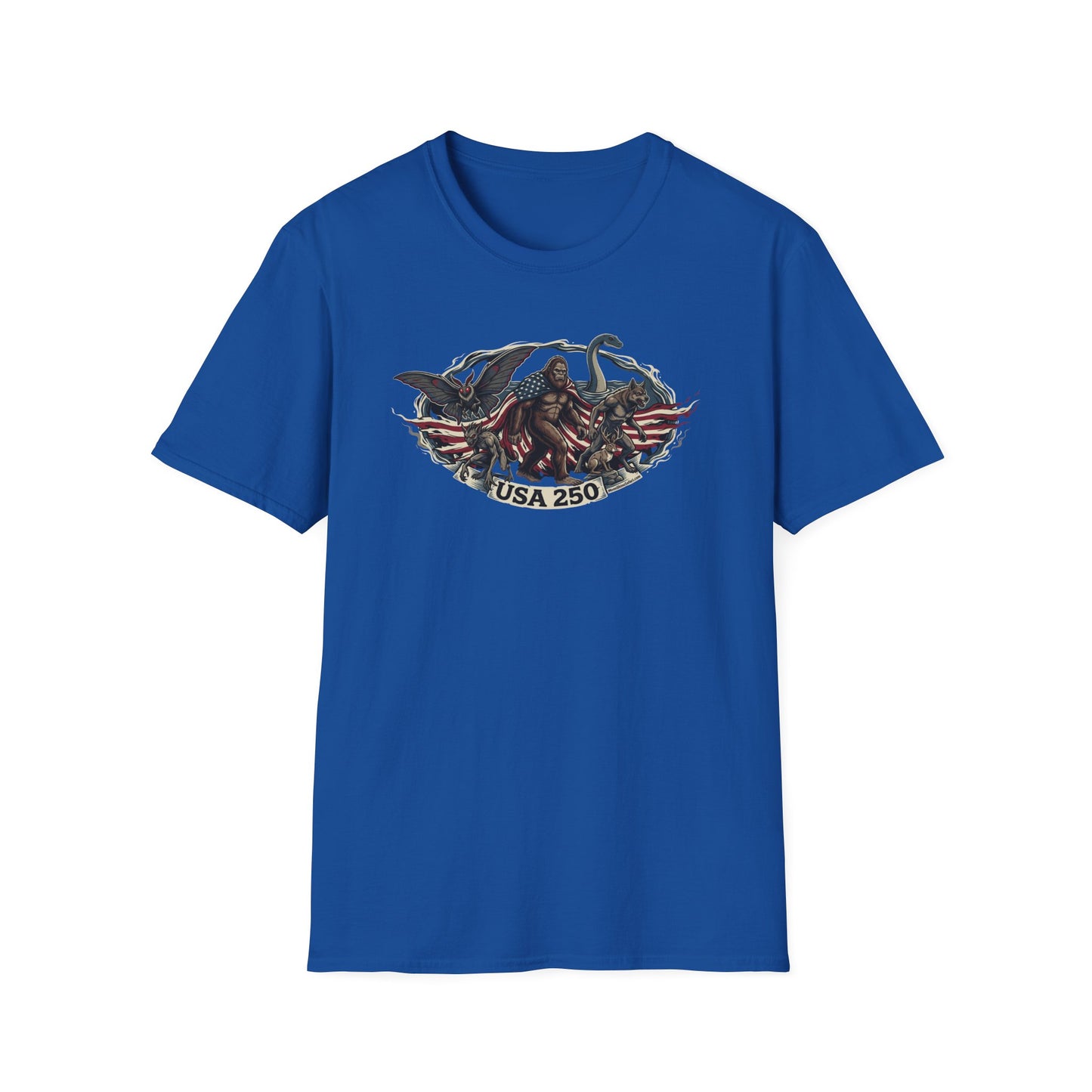 MoonShine Safari "USA 250- Cryptid Unisex Softstyle T-Shirt