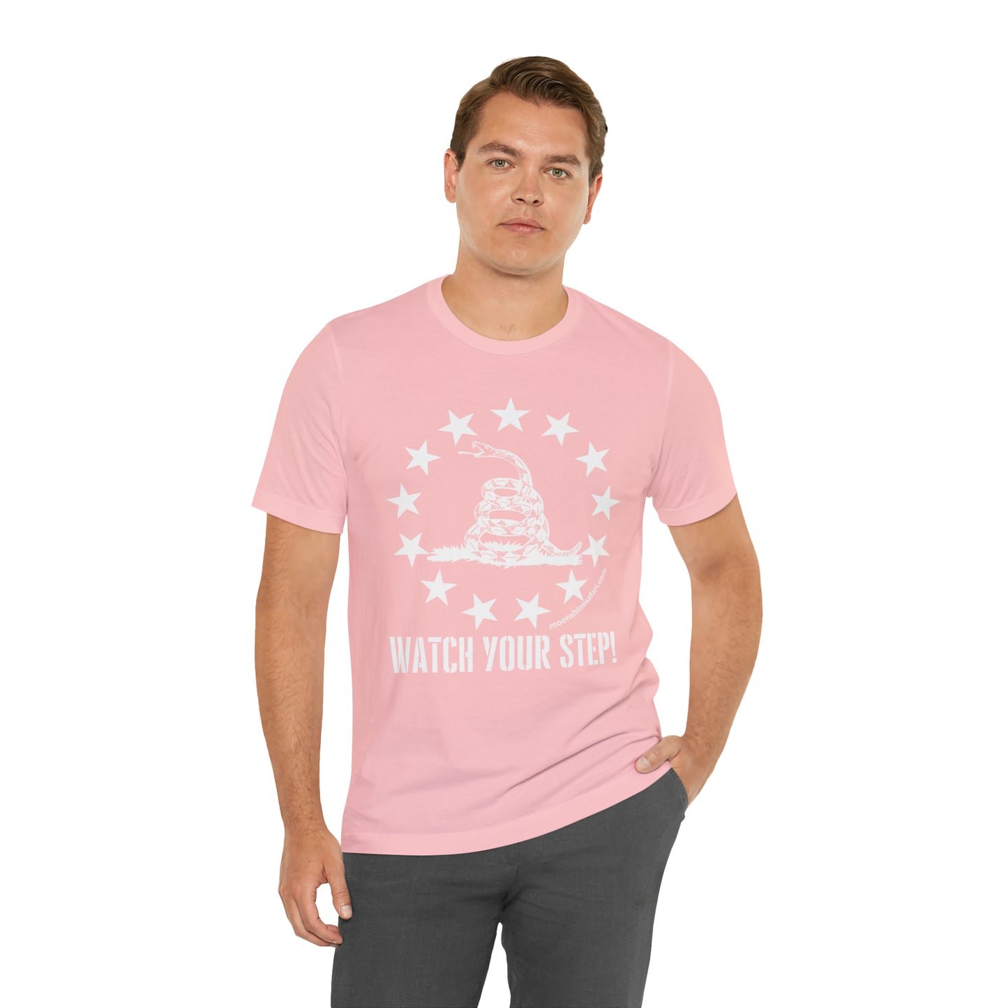 MoonShine Safar Watch Your Step Unisex Jersey Short Sleeve Tee