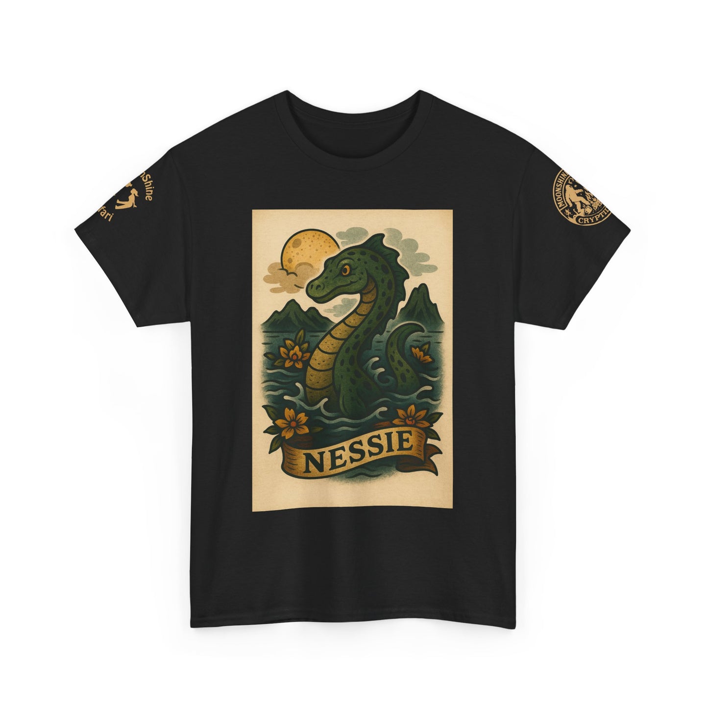 MoonShine Safari Cryptid Club Collection [The Ness] Unisex Heavy Cotton Tee