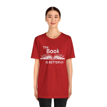 MoonShine Safari "The Book IS BETTER" Unisex Jersey Short Sleeve Tee