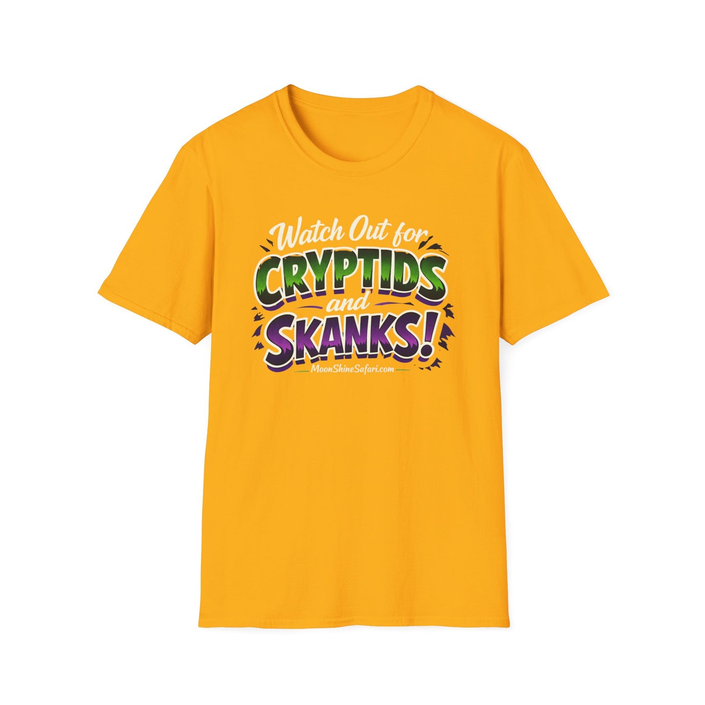 MoonShine Safari "Cryptids & Skanks" Unisex Softstyle T-Shirt