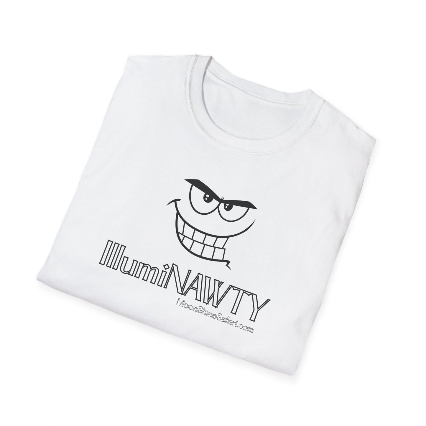 MoonShine Safari "IllumiNAWTY" Unisex Softstyle Humor T-Shirt
