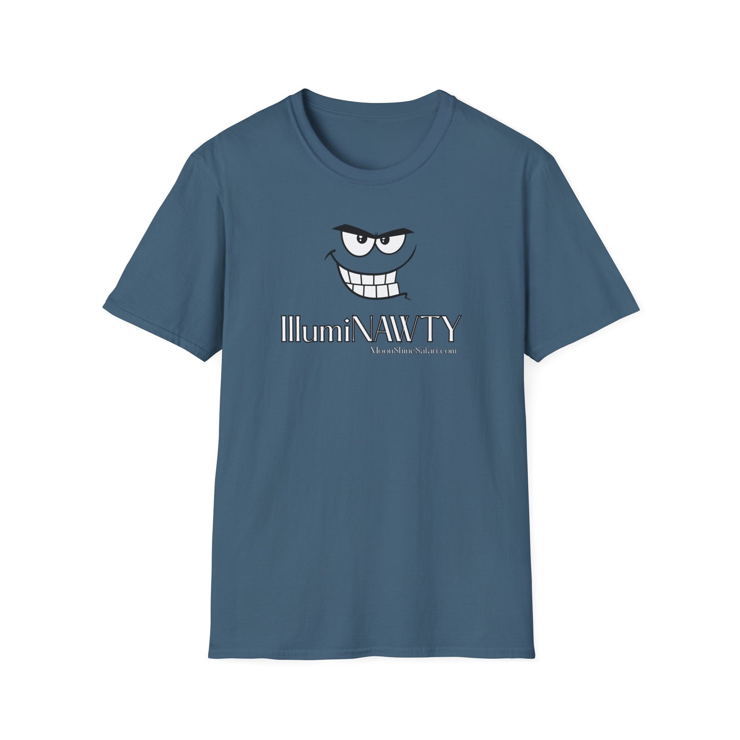 MoonShine Safari "IllumiNAWTY" Unisex Softstyle Humor T-Shirt