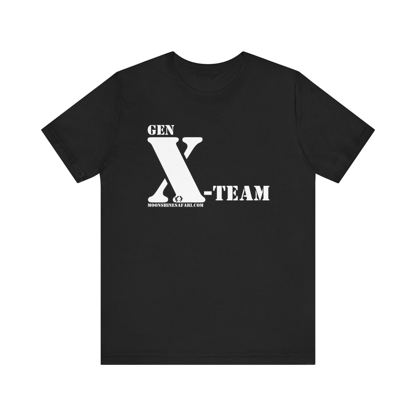 The MoonShine Safari "Gen X-Team" Unisex Jersey Short Sleeve Tee