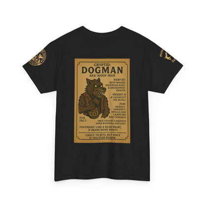 MoonShine Safari Cryptid Club Collection [DogMan] Unisex Heavy Cotton Tee