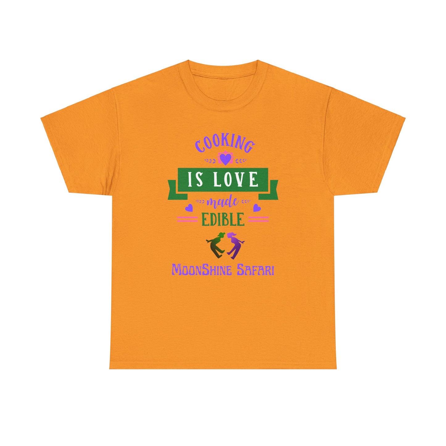 MoonShine Safari Cooking is Love Unisex Heavy Cotton Tee