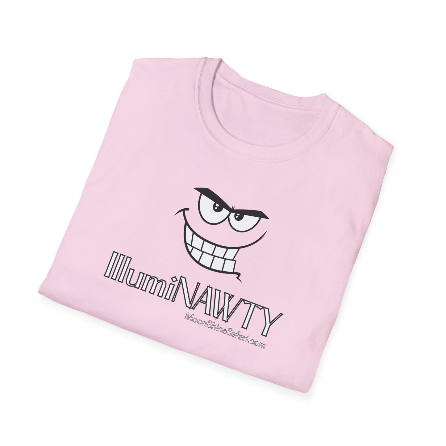 MoonShine Safari "IllumiNAWTY" Unisex Softstyle Humor T-Shirt
