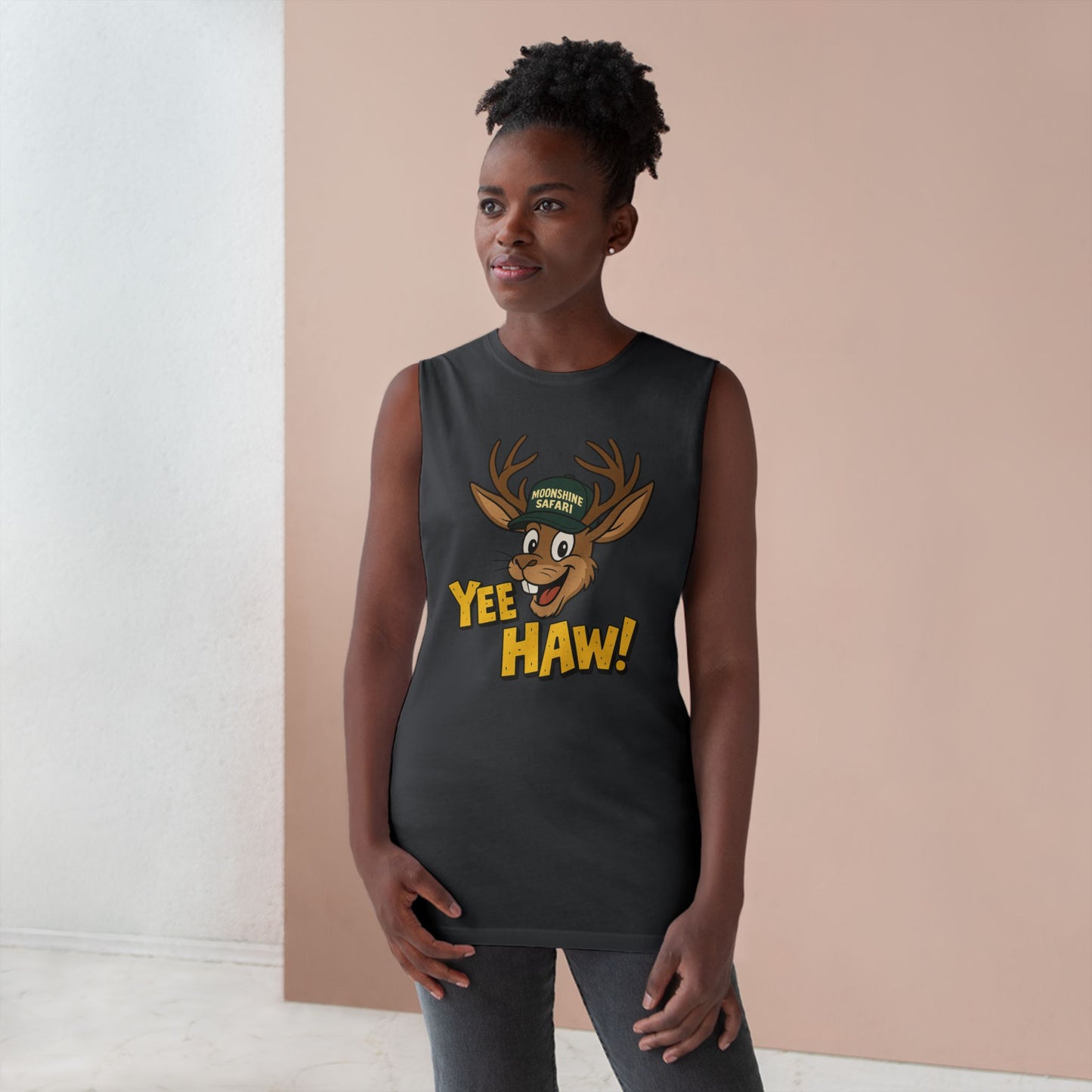 MoonShine Safari "YeeHaw Jack" Unisex Barnard Tank