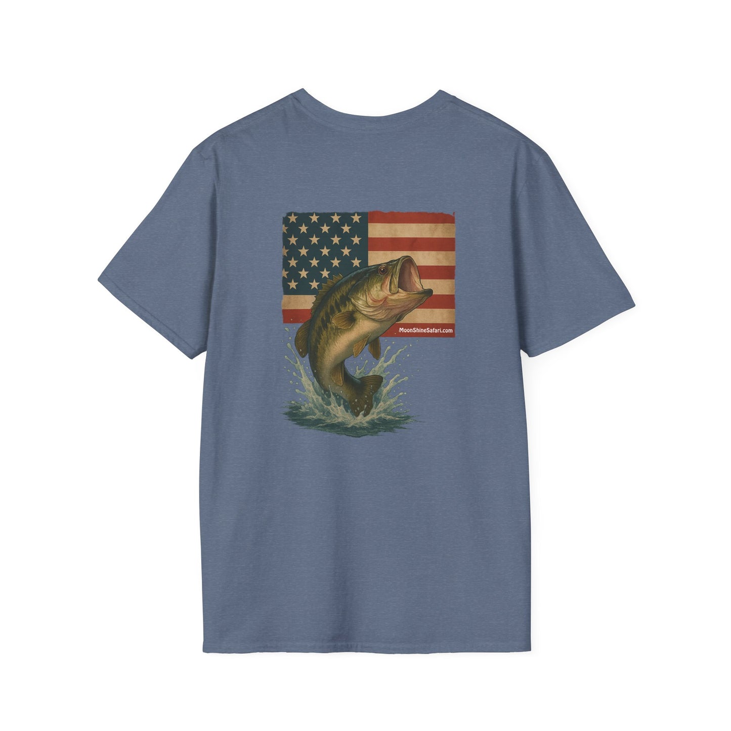 MoonShine Safari "American Bass" Unisex Softstyle T-Shirt