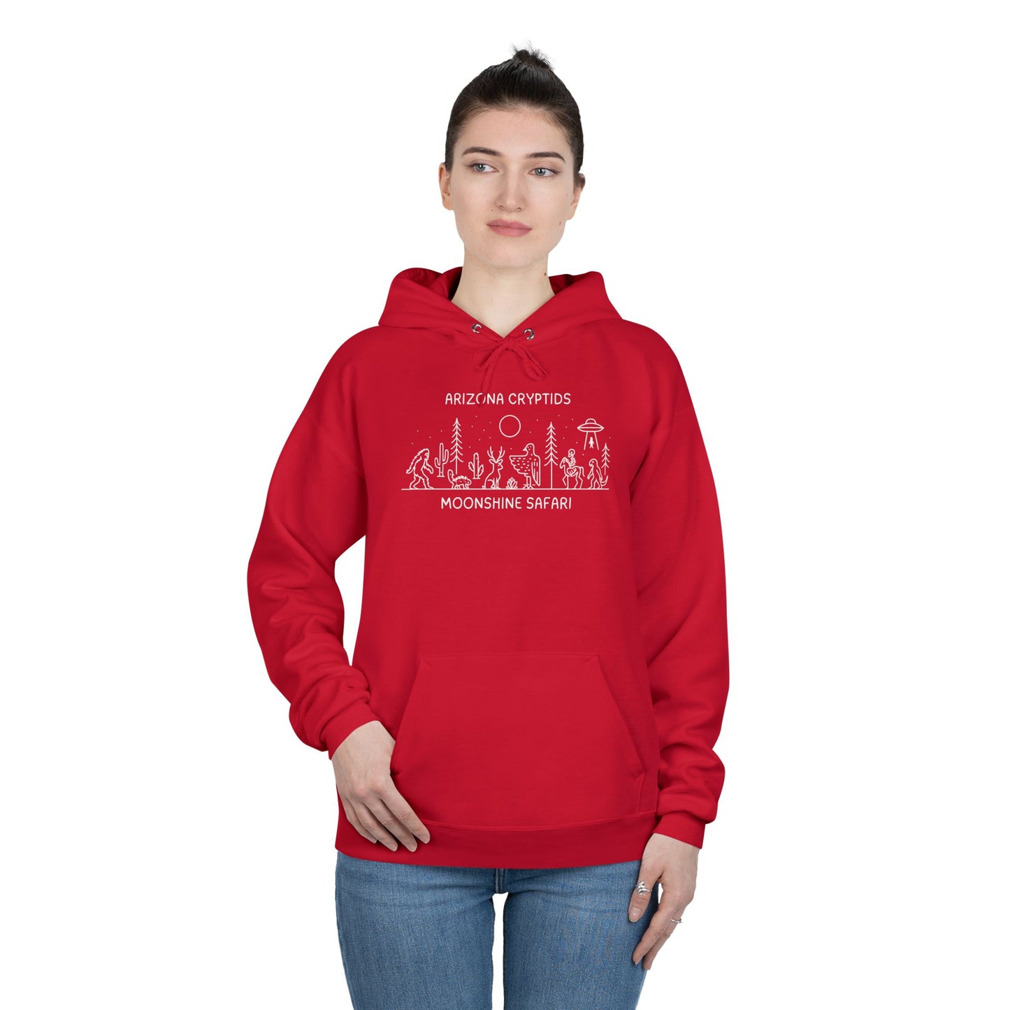 MoonShine Safari Arizona Cryptid Unisex  Pullover Hoodie Sweatshirt
