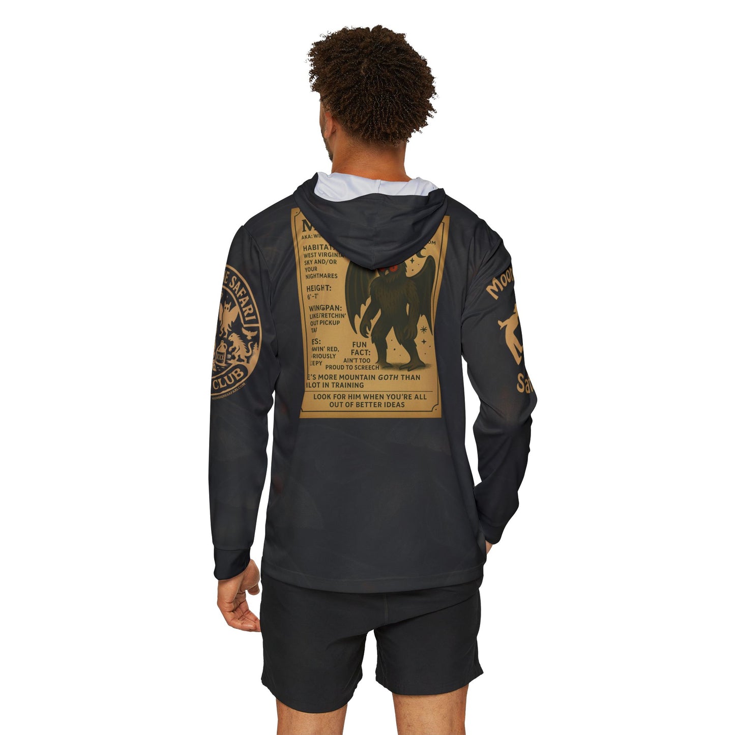 MoonShine Safari Cryptid Club Collection [The Moth] Unisex Performance Hoodie